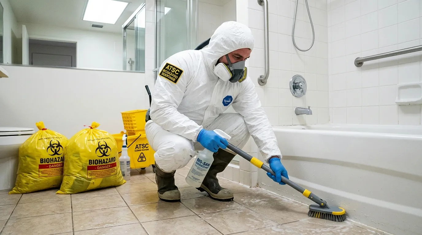 Decontamination equipment deployed for Blood Cleanup in Seabrook